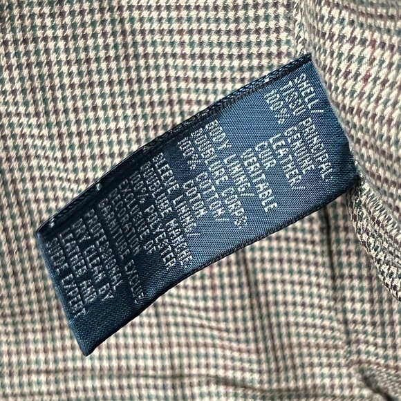 Polo Ralph Lauren Black Leather Jacket Men Medium - Picture 11 of 11